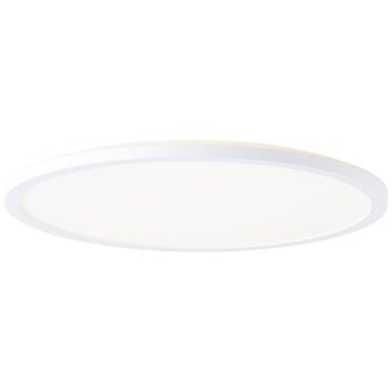 Plafonnier Brilliant Milton LED Blanc, 1 lumière