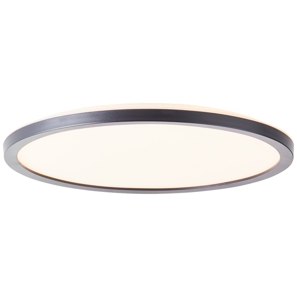 Plafonnier Brilliant Sorell LED Noir, 1 lumière, Télécommandes main product photo