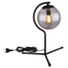 Lampe de table Globo PORRY Noir, 1 lumière