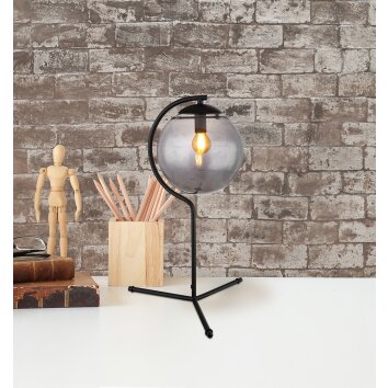 Lampe de table Globo PORRY Noir, 1 lumière