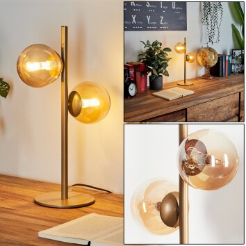 Lampe de table  Remaisnil Laiton, 2 lumières