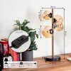 Lampe de table  Alden LED Ambre, Champagne, 4 lumières
