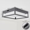 plafonnier extérieur  Nonza LED Anthracite, 1 lumière