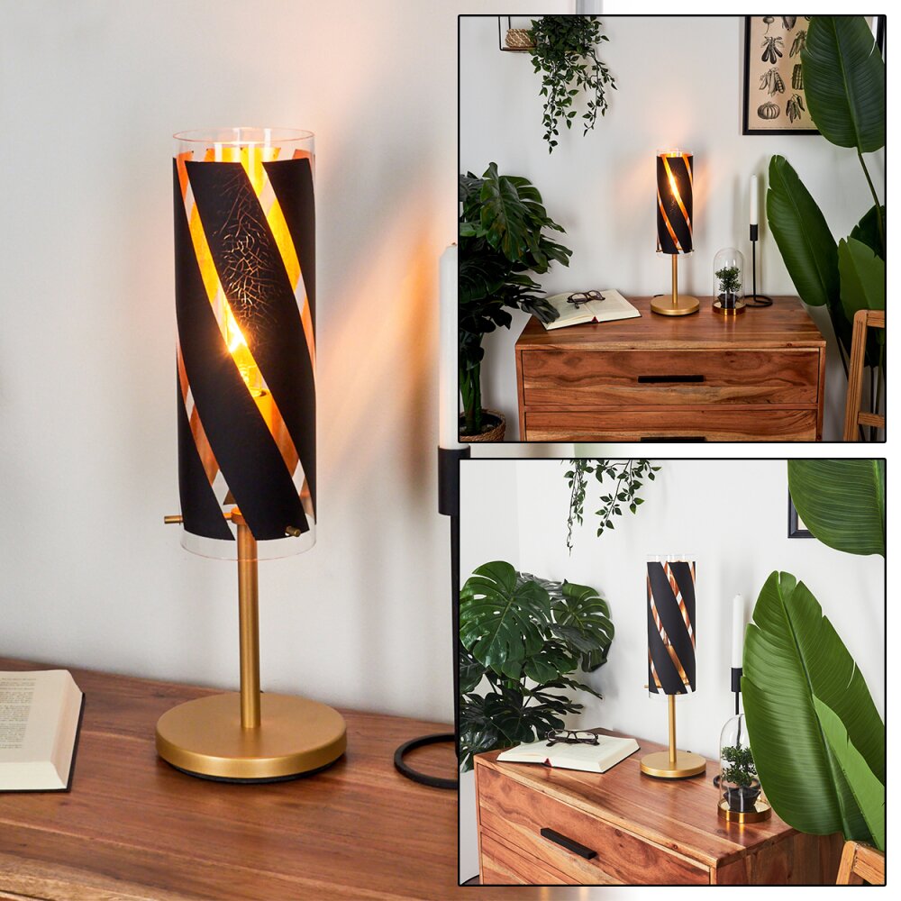 Lampe de table Maschwanden Or, 1 lumière main product photo