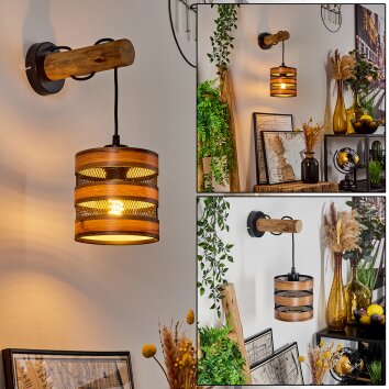 Applique murale  Anthe Écru, Noir, 1 lumière Applique murale  Anthe Écru, Noir, 1 lumière