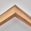 Plafonnier  Longvic LED Brun, Couleur bois, Noir, 1 lumière