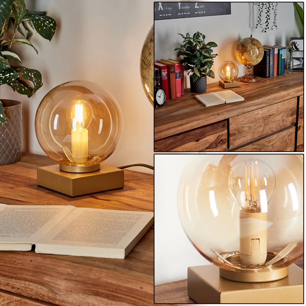 Lampe de table Rascoupet Or, 1 lumière main product photo