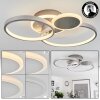 Plafonnier  Tagsdorff LED Chrome, Nickel mat, 1 lumière