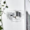 Applique murale  Sapri Chrome, 1 lumière Applique murale  Sapri Chrome, 1 lumière