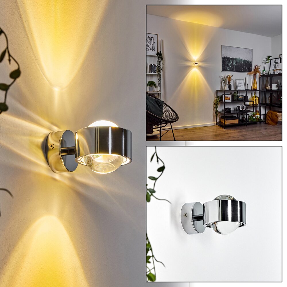 Applique murale Sapri Chrome, 1 lumière main product photo