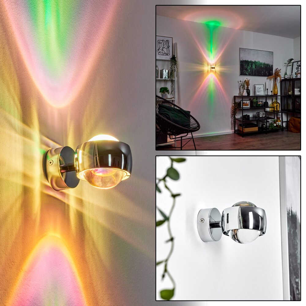 Applique murale Sapri Chrome, 1 lumière main product photo
