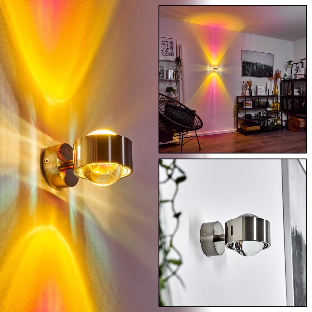 Applique murale Sapri Nickel mat, 1 lumière main product photo