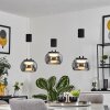 Suspension  Izenave LED Noir, 3 lumières Suspension  Izenave LED Noir, 3 lumières