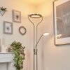 Lampadaire à vasque  Plouescat LED Nickel mat, 2 lumières