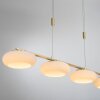 Suspension Paul Neuhaus Q-ETIENNE LED Laiton, 4 lumières, Télécommandes