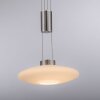 Suspension Paul Neuhaus LAUTADA LED Acier brossé, 3 lumières