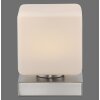 Lampe de table Paul Neuhaus DADOA LED Acier brossé, 1 lumière