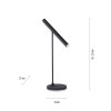 Lampe de table Paul Neuhaus PURE-TUTUA LED Noir, 1 lumière