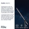 Lampe de table Paul Neuhaus PURE-GRAFO LED Noir, 1 lumière