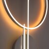 Plafonnier Paul Neuhaus Q-ARKOA LED Acier brossé, 1 lumière, Télécommandes, Changeur de couleurs