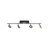 Plafonnier Paul Neuhaus SILEDA Anthracite, 4 lumières