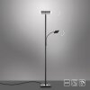 Lampadaire à vasque Leuchten-Direkt HANS LED Noir, 2 lumières