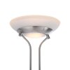 Lampadaire à vasque Leuchten-Direkt ZAHARA LED Acier brossé, 2 lumières