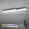 Plafonnier Leuchten-Direkt EDGING LED Blanc, 1 lumière, Télécommandes