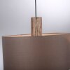 Suspension Leuchten-Direkt LINEN Écru, Noir, 1 lumière