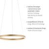 Suspension Leuchten-Direkt RITUS LED Laiton, 1 lumière