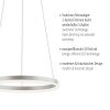 Suspension Leuchten-Direkt RITUS LED Aluminium, 1 lumière