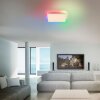 Plafonnier Leuchten-Direkt CONRAD LED Blanc, 2 lumières, Télécommandes, Changeur de couleurs