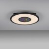 Plafonnier Leuchten-Direkt ASTRO LED Noir, 2 lumières, Télécommandes, Changeur de couleurs