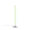 Lampadaire Leuchten-Direkt RINGO LED Argenté, 1 lumière, Télécommandes, Changeur de couleurs
