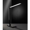 Lampe de table Wofi TUBAC LED Noir, 1 lumière