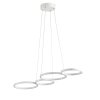 Suspension WOFI VIKA LED Blanc, 1 lumière