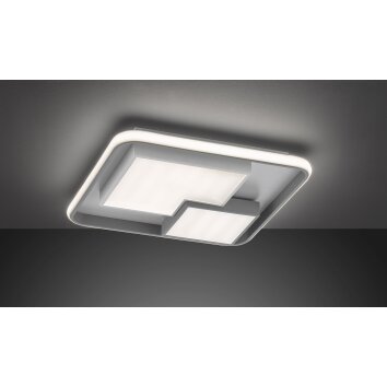 Plafonnier Wofi FELA LED Gris, Blanc, 3 lumières