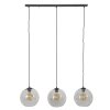 Suspension Minhe Argent Oxydé, 3 lumières