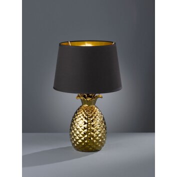 Lampe à poser Reality PINEAPPLE Or, 1 lumière