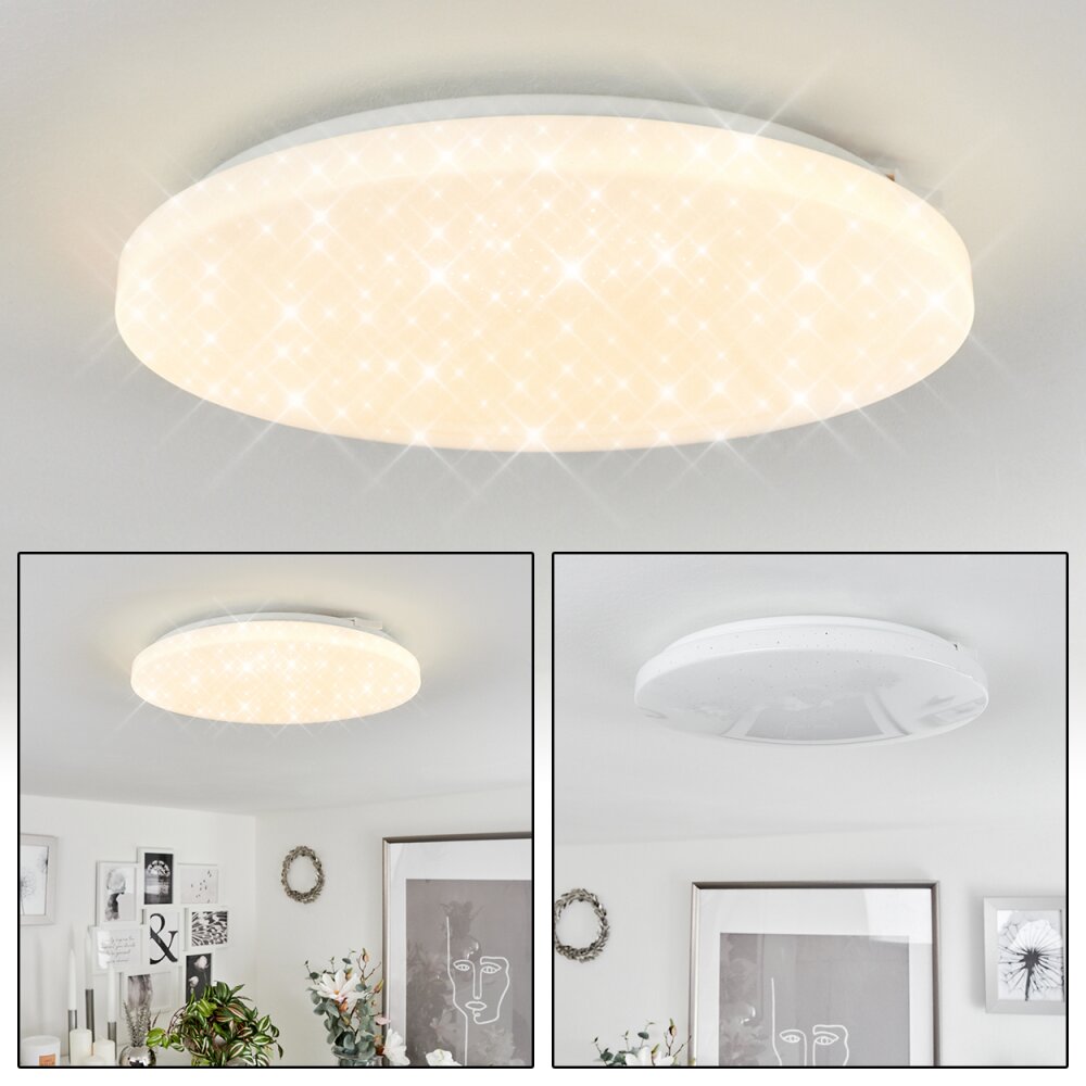 Plafonnier Melres LED Blanc, 1 lumière main product photo