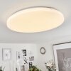 Plafonnier  Melres LED Blanc, 1 lumière