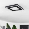 Plafonnier  Audrieu LED Noir, 2 lumières