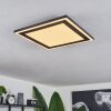 Plafonnier  Audrieu LED Noir, 2 lumières