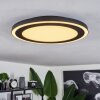 Plafonnier  Audrieu LED Noir, 2 lumières