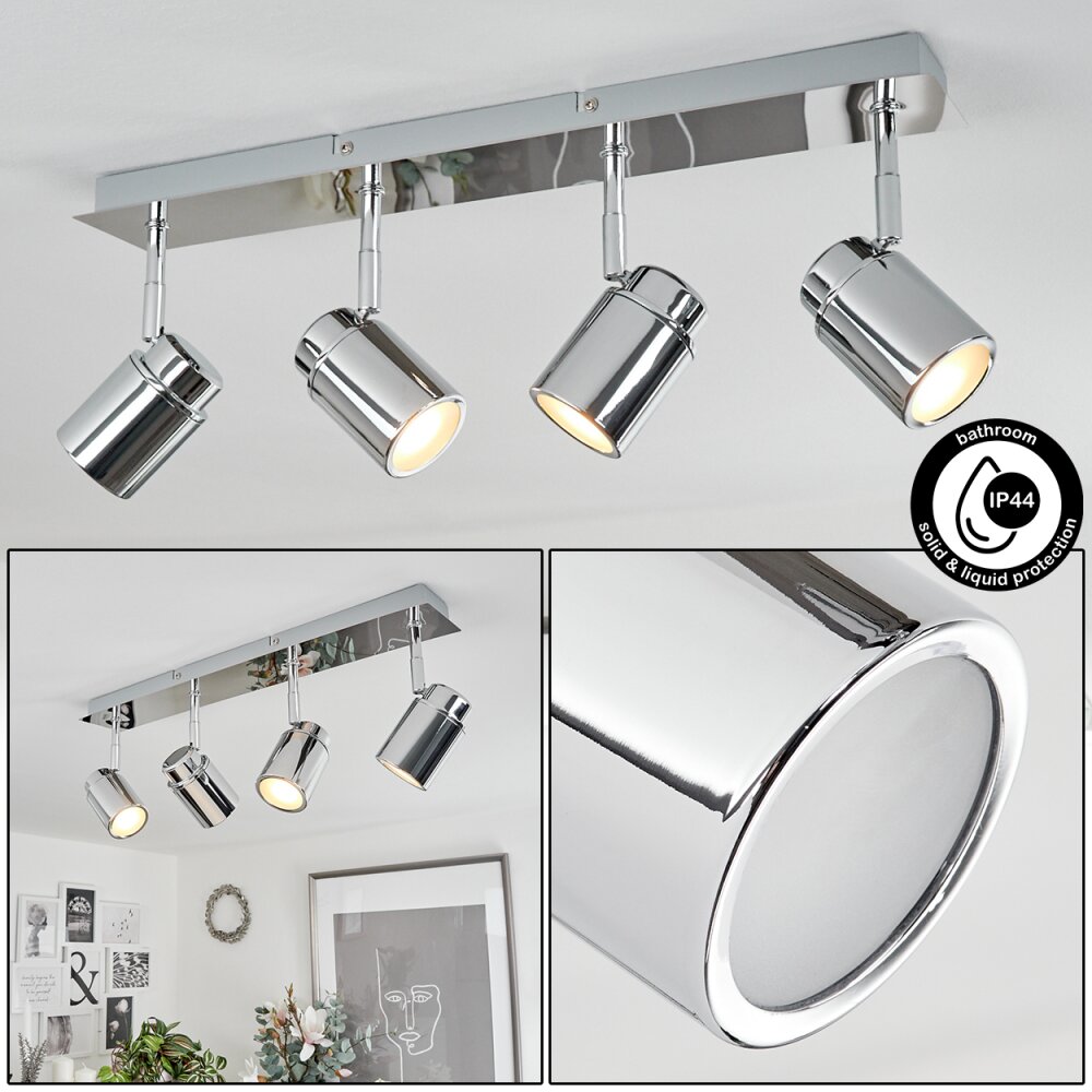 Plafonnier Douarnenez Chrome, 4 lumières main product photo