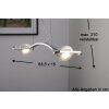 Suspension Osram Slingshot LED Chrome, 2 lumières