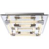 Plafonnier Globo LED Chrome, 1 lumière