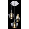 Suspension Globo Chrome, 3 lumières