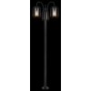 Borne lumineuse Globo ADELHEID Noir, 3 lumières