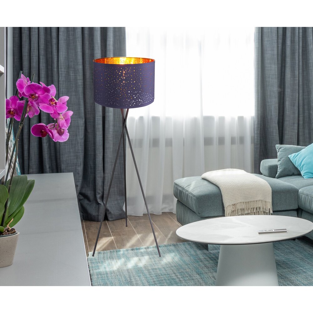 Lampadaire Globo URBAN Noir, 1 lumière main product photo